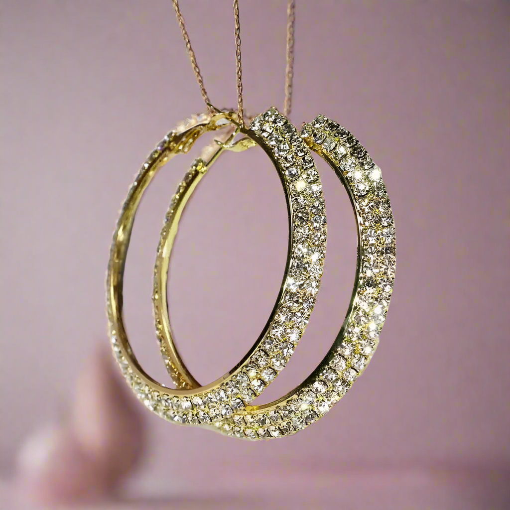 Diamond Sass Hoops